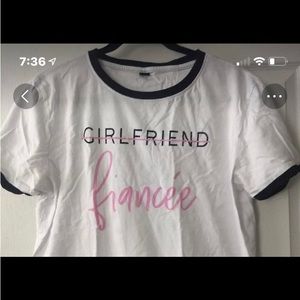 Girlfriend to fiancé shirt